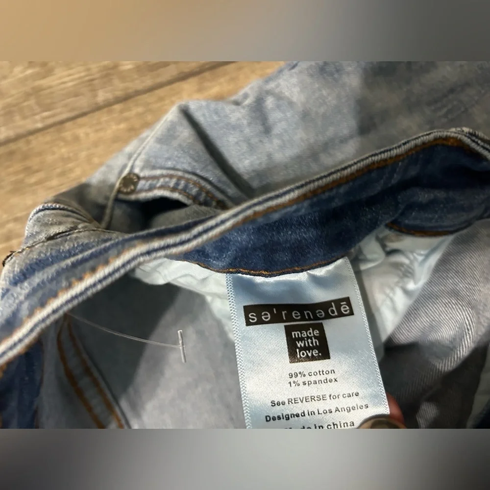 Se’renade Light wash  Distressed Men's skinny Jeans size 36